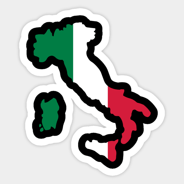 Italian Flag Italy Map Sticker by sweetsixty